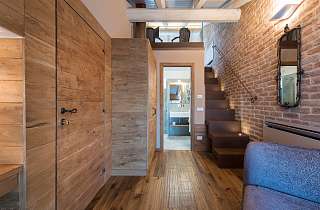 Doppelzimmer Komfort Treppe Bad piemont sunstar castello di villa boutique hotel isola asti s